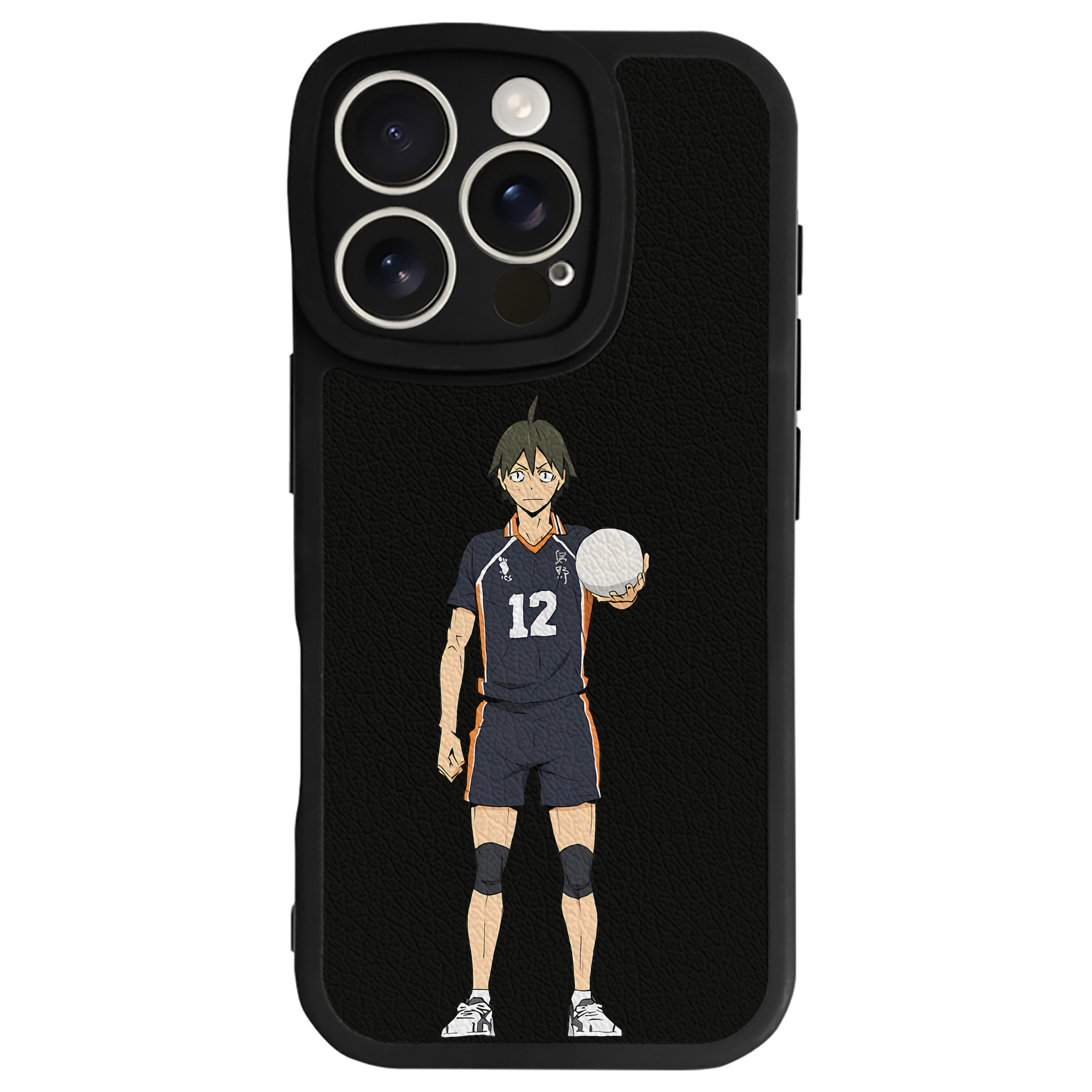 （画像用） ハイキュー!! Haikyu!! 【iPhone 16シリーズ対応】シリコンスマホケース（レザー調） 材質：シリコン